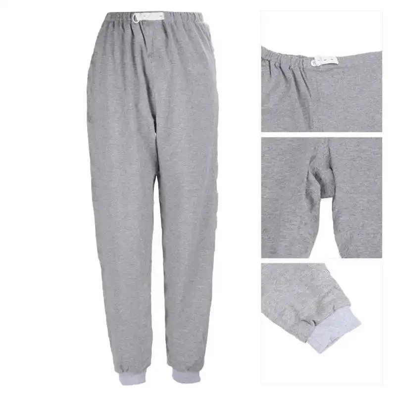 Incontinence Pants Waterproof Elderly Cotton Diaper Pants Paralysis Incontinence Bedridden Elderly Pants for Patient