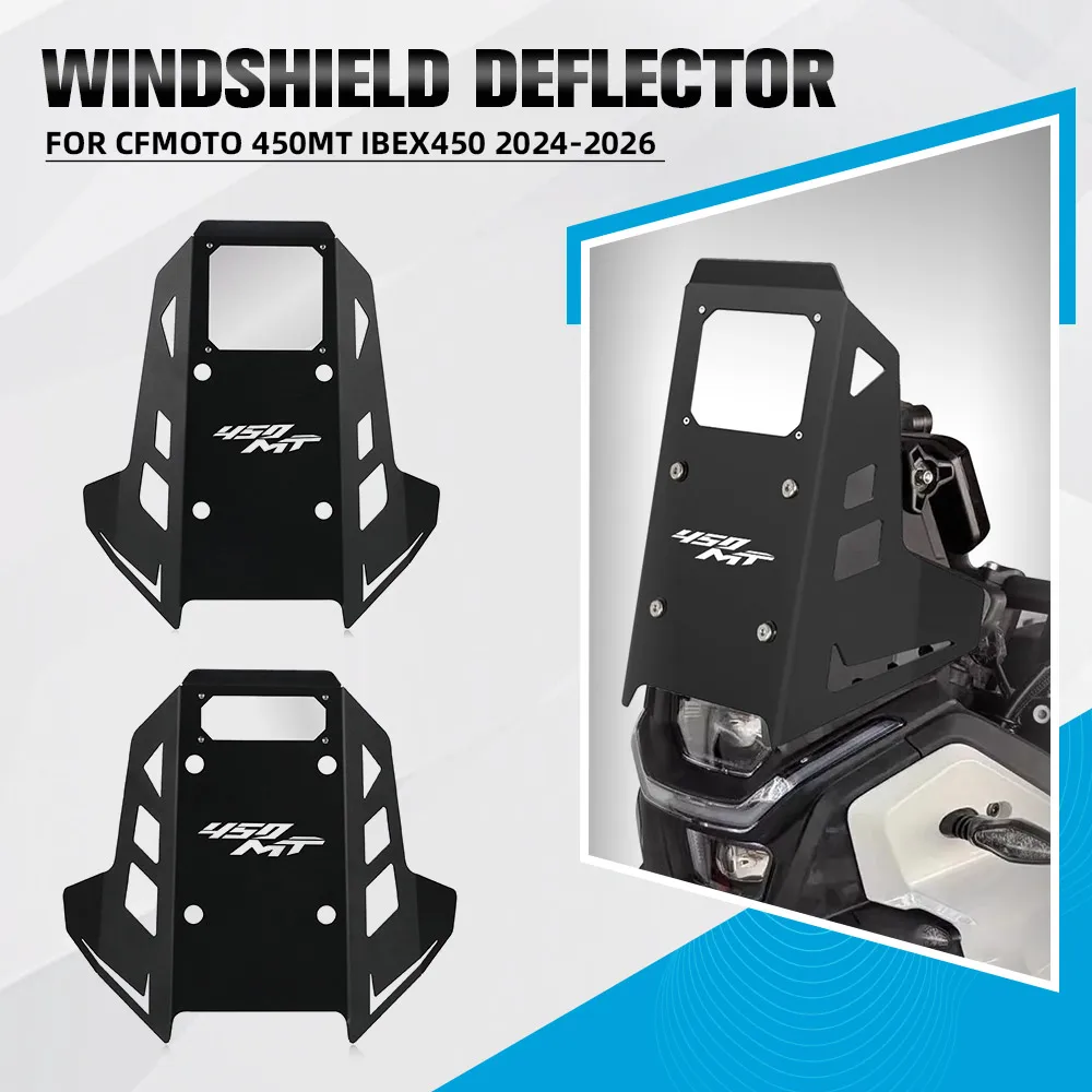 

Motorcycle Windscreen For CFMOTO 450MT IBEX450 2024-2025-2026 Windshield Fairing Wind Screen Decorate Deflector Accessories