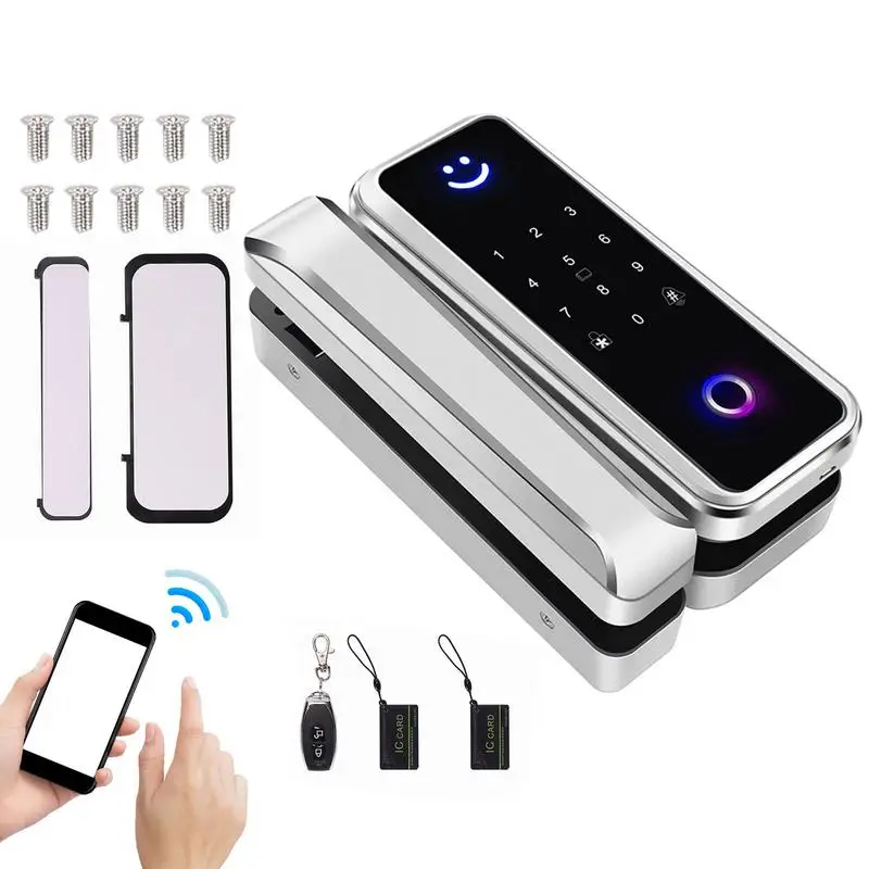 

Fingerprint Door Lock Electronic Digital Lock Keyless Entry Lock Code Door Lock With Touch Keypad Anti-Peeking Password Auto