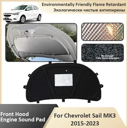 Front Hood Engine For Chevrolet Sail Aveo MK3 2015 2016 2017 2018 2019 2020 2021 2022 2023 Heat Sound Insulation Cotton Thermal