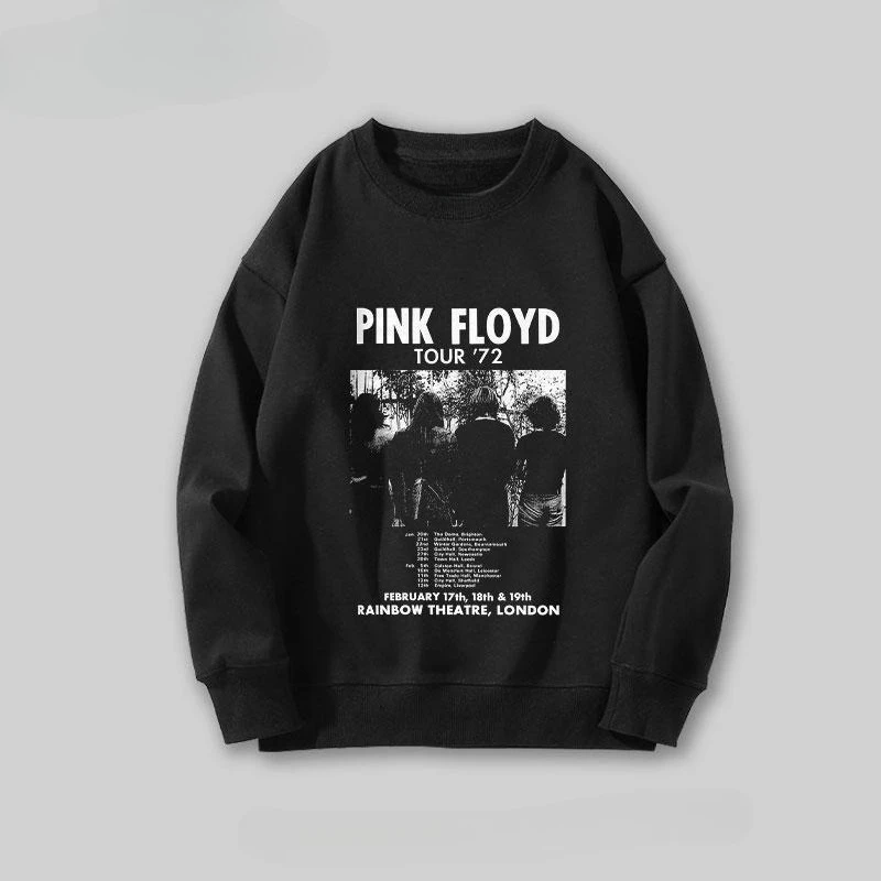 PINK FLOYD High Street Rock Band's Round-neck هوديي للرجال ملابس غير رسمية للخريف والشتاء #1
