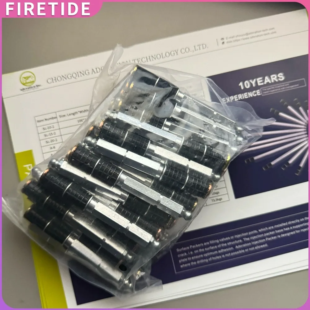 B8 100pcs Injection Packer Stop Water Leakage, 100pcs PU Grouting Needles for High Pressure Injection Machine