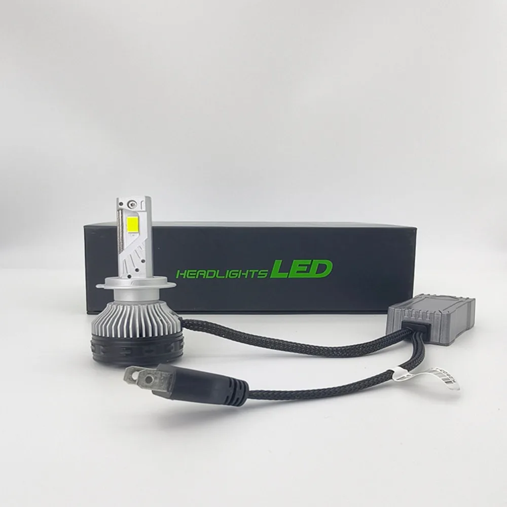 Automotive LED headlights with laser super bright Q12 four copper tube headlights, integrated far and near headlights