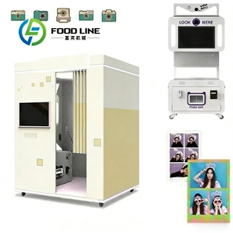 Photo Booth Dual Camera Shooting Japanese Photo Booth Standing Shell Dslr PhotoBooth Photography Kits Intelligent Remote