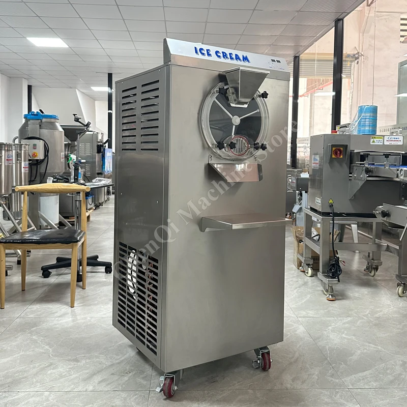 آلة الآيس كريم الصلبة الفريزر الفولاذ المقاوم للصدأ معدات الإنتاج التجاري الحليب الشاي متجر 45L / H آلة صنع الآيس كريم