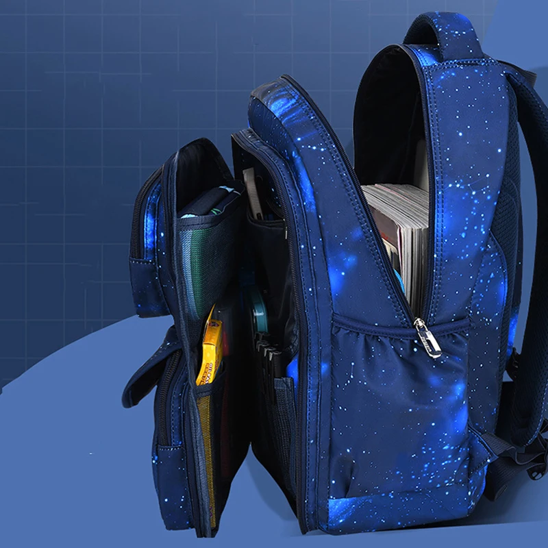 Imagem -05 - Ortopedia Bolsas de Escola Crianças Mochila em Escola Primária para Meninas Meninos Mochilas à Prova Impermeável Água Mochila 2023 Crianças