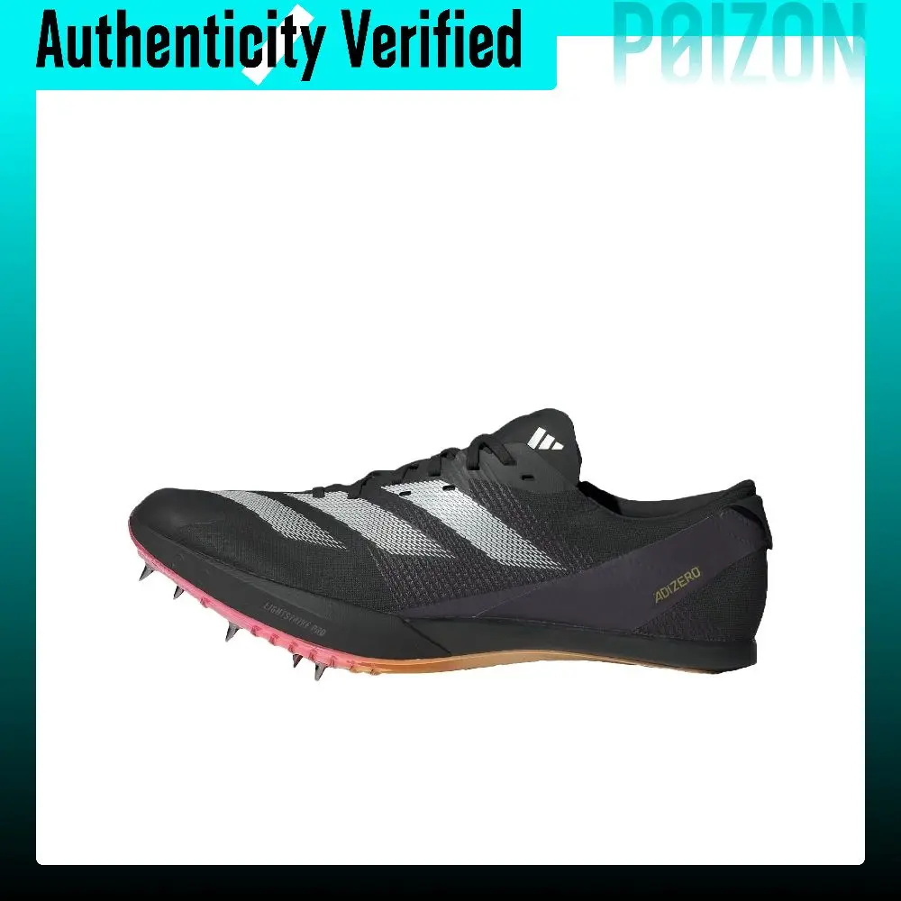 Adidas Adizero Finesse Running Shoes Unisex Low Top Black/Metallic White IF1151