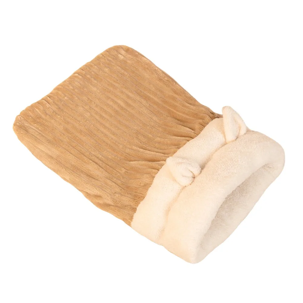 

Креативный спальный мешок для кошек, мультяшный мешок с ушками, кошачья пещера, кровать, карманный тип, утолщенный мешок для домашних животных, товары для домашних животных