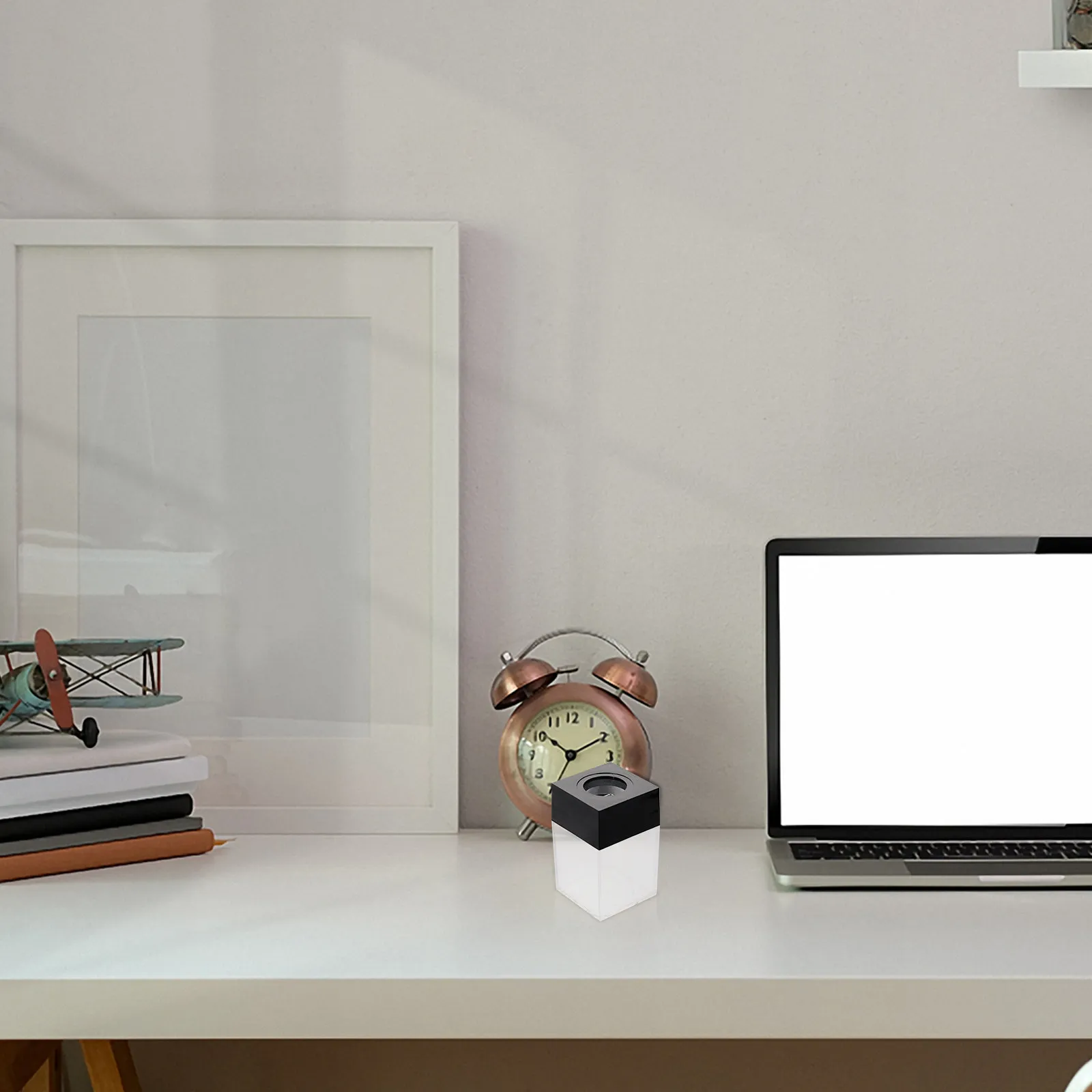 

2Pcs Paper Clip Containers Desktop Organizers Multi Functional Holders for Binder Clips Memory Cards Small Item