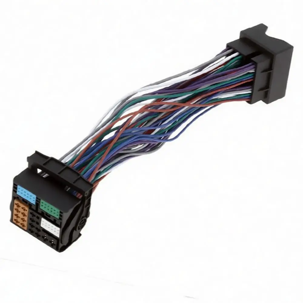 Auto Audio System Wiring Harness For VW MQB Skoda Golf 7 Power Speaker Extension Cable Adapter Connector Harness