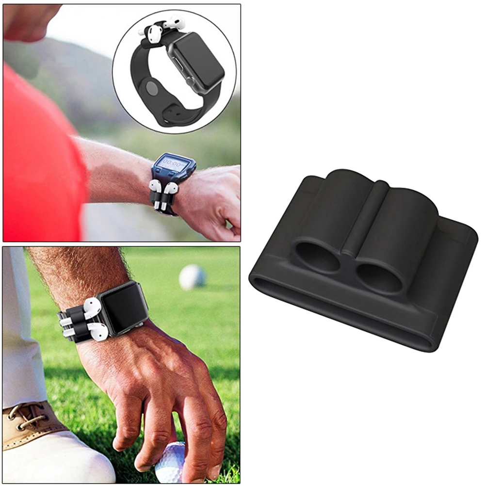 

2pcs Silicone Headphone Holder For Wireless Earbuds Protective Case Headset Holder Compatible Watch Earphones Gift