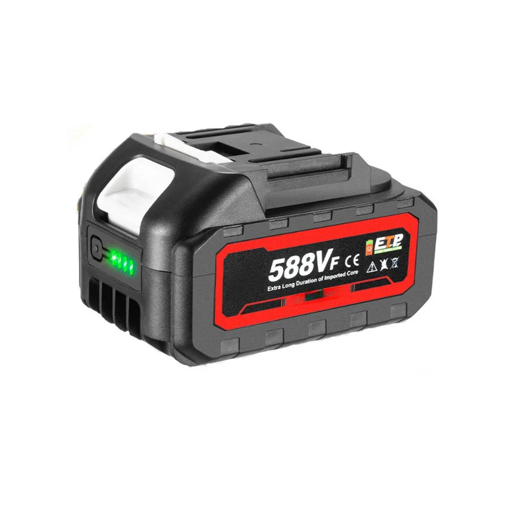 588VF Rechargeable Lithium Battery 22900mAh Battery High Capacity Indicator for Makita 18V Electric Wrench Drill Power Tool