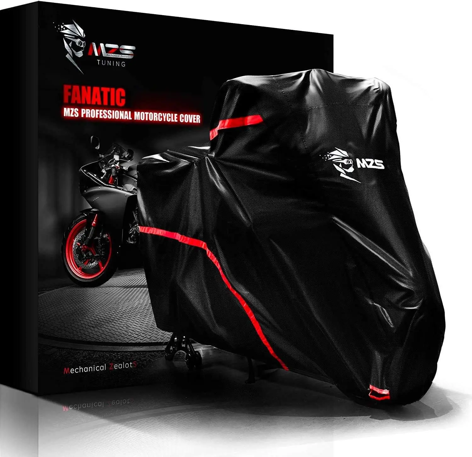 

Всесезонный водонепроницаемый чехол для мотоцикла с вентиляционными отверстиями и светоотражающими полосами, подходит для мотоциклов до 86 дюймов