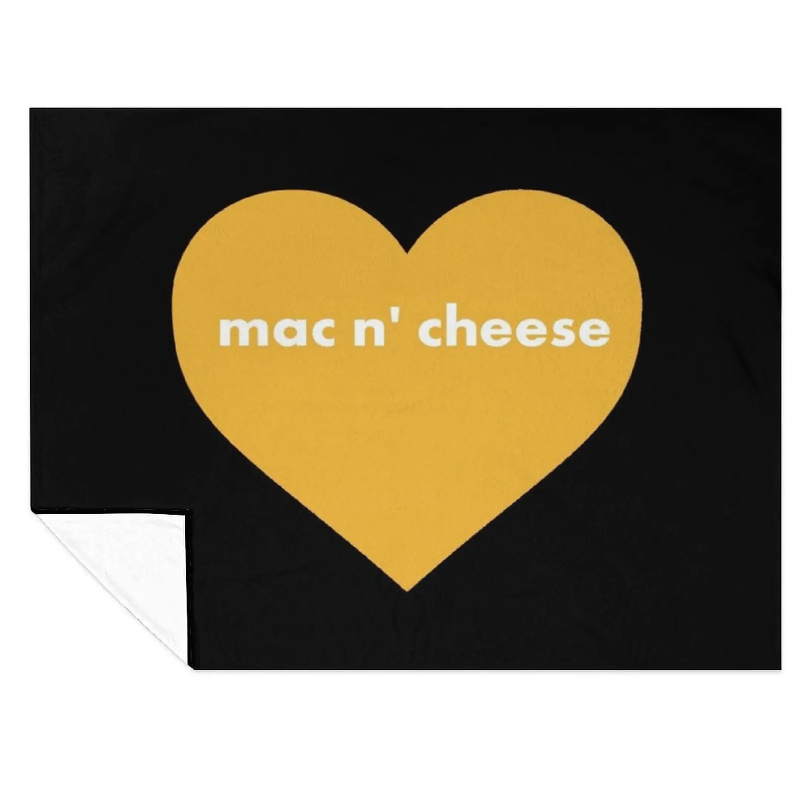 

LOVE MAC N' CHEESE ! Throw Blanket Hair Luxury Thicken Loose Multi-Purpose Blankets