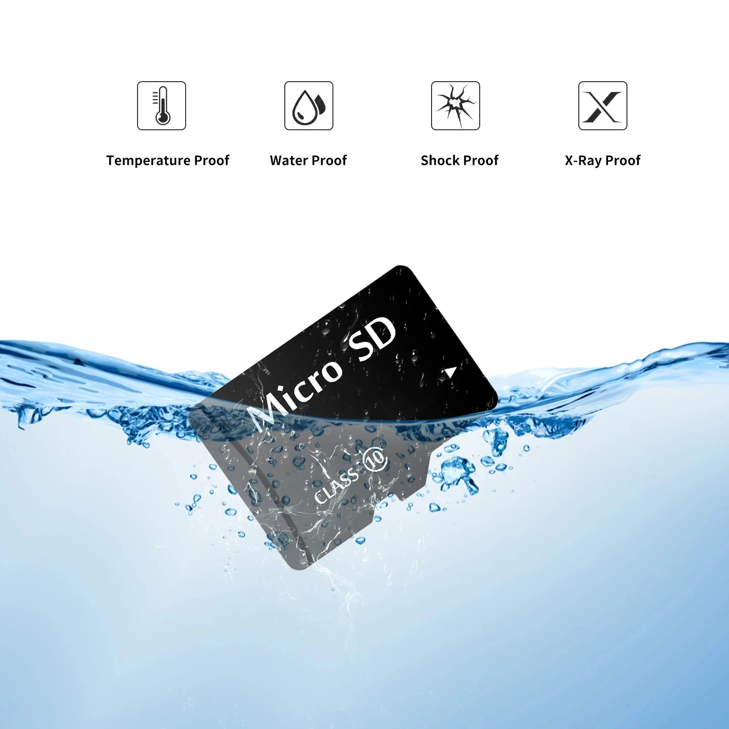 SD Card High-speed 32G 64G High Adaptability128G High Compatibility Exclusive MicroSDXC Card for Surveillance