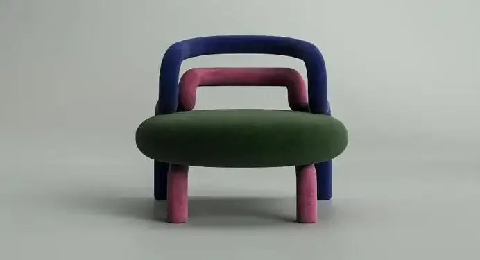 

-for FANGYU ZHANG Nordic Designer Special-shaped Chair Creative Hotel Reception and Negotiation Chair with Backrest