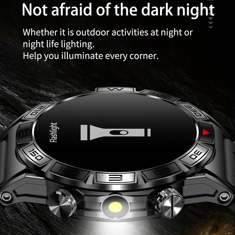 2024 New Men Outdoor Adventure GPS Smart Watch 1.43-inch AMOLED Screen 450mAh Battery Bluetooth Call Men smart watchs for Xiaomi