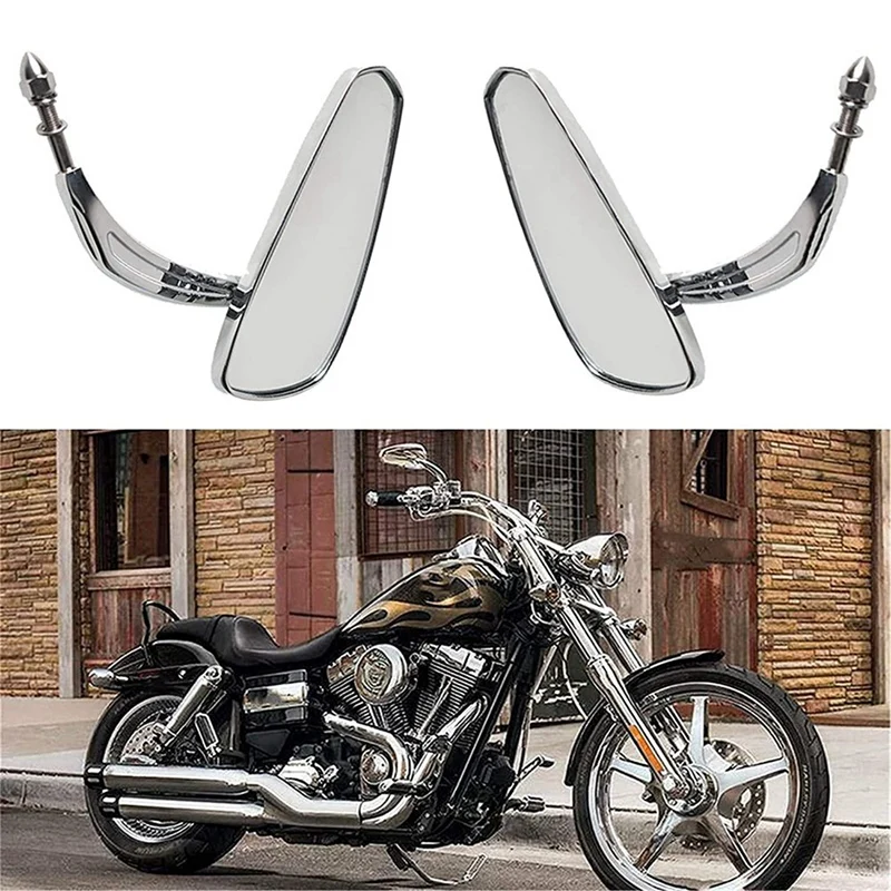 Motocicleta invertendo espelhos laterais, acessórios para XL1200X Softail Dyna Touring