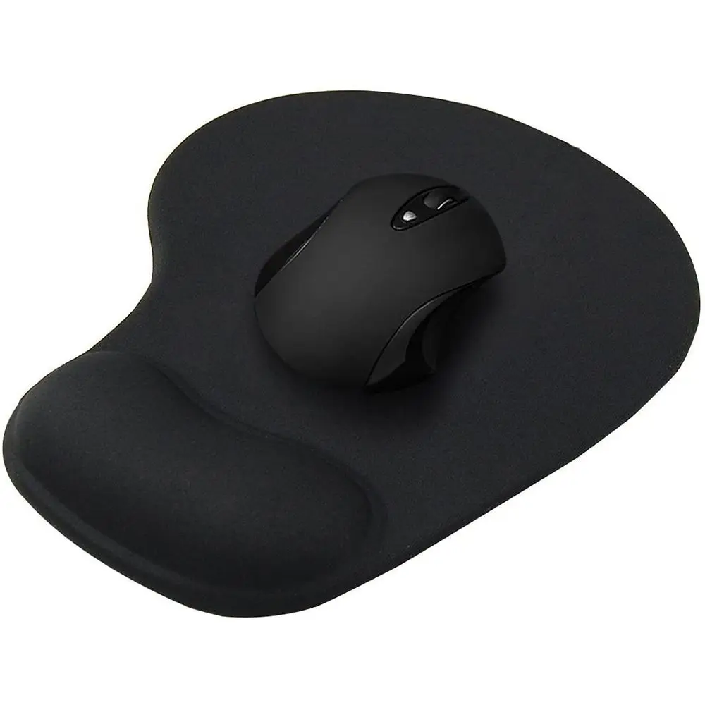 Tappetino per mouse con supporto per polso in spugna antiscivolo ergonomico per ufficio domestico per PC portatile