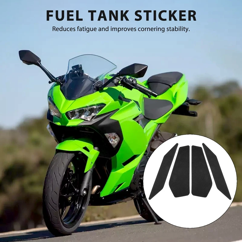 Protetor de tanque de combustível para motocicleta, adesivo protetor para kawasaki ninja 400 2018 a 2020