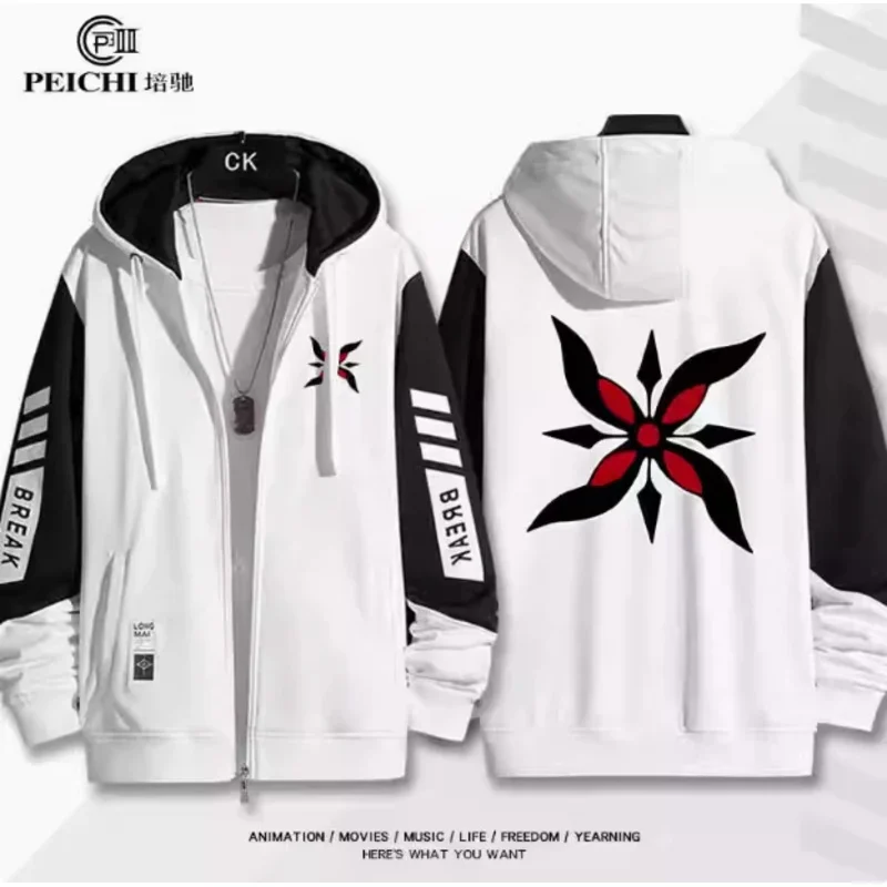 

2025iyi аниме Genshin Impact Arlecchino толстовка с капюшоном косплей осень зима мужское женское пальто свободная куртка топы