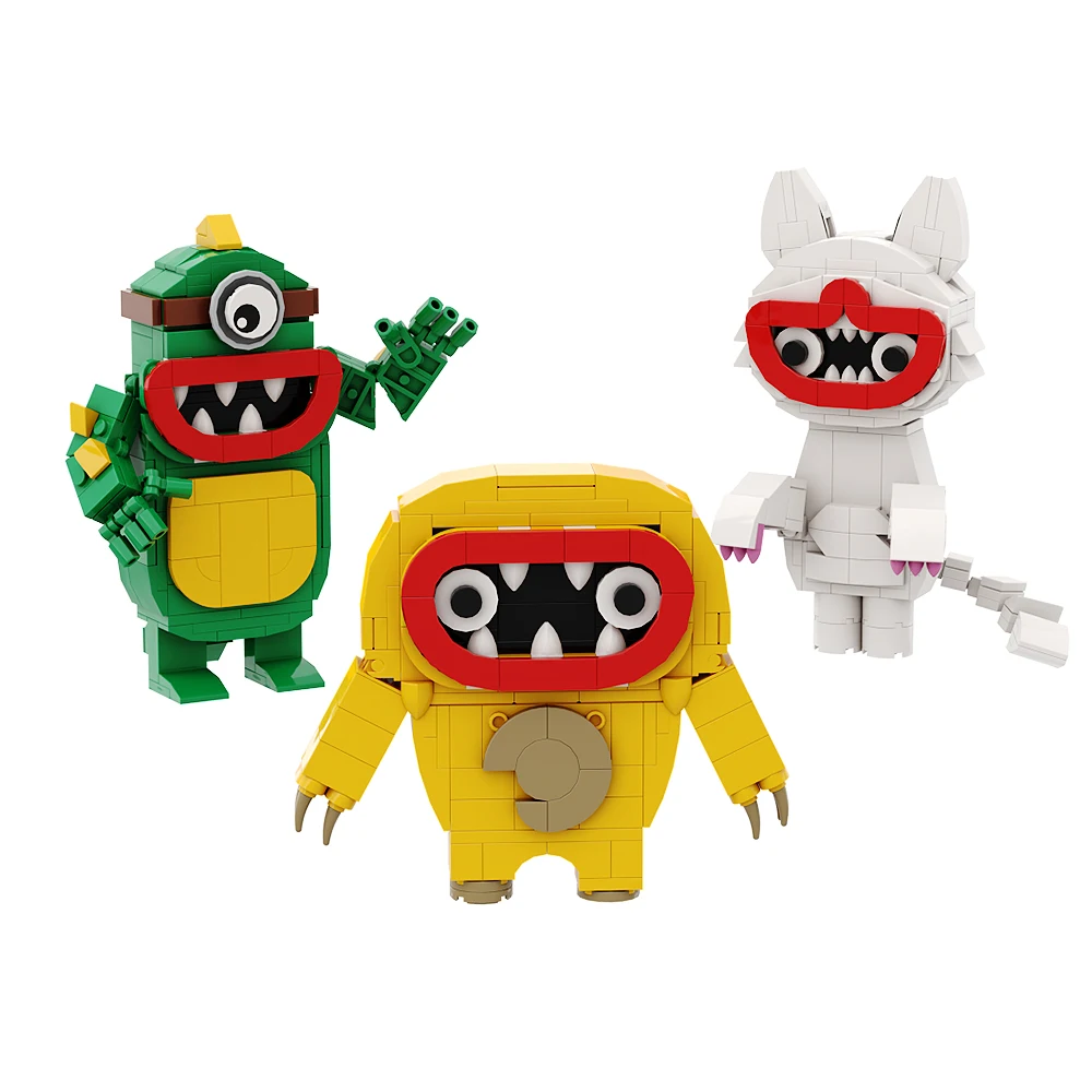 

MOC JOYVILLE Figure Model Building Blocks Horror Game Monster Poppy Banban Mini Action Figure Brick Toy Halloween Gift