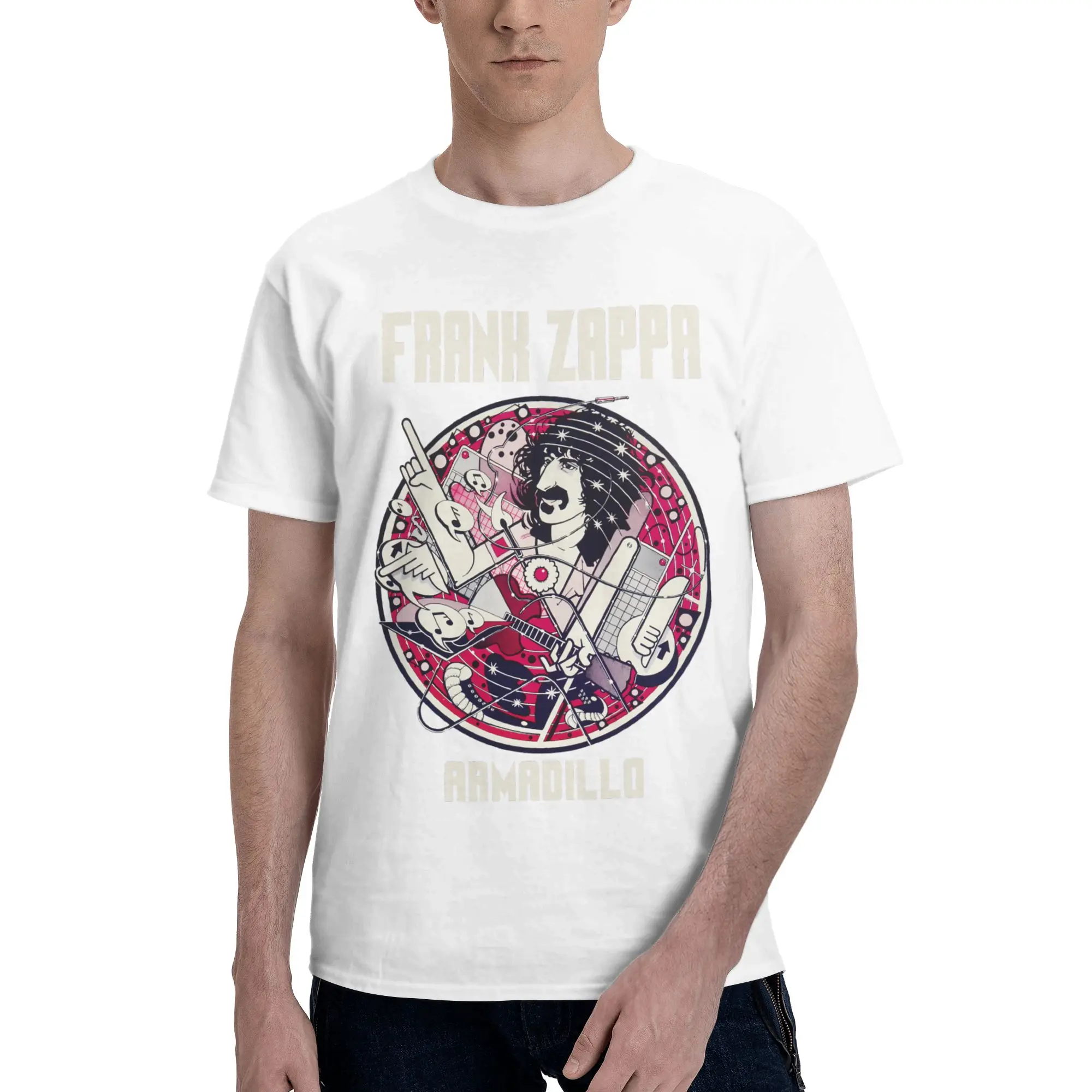 Frank Zappa Sports Reversible T-shirt Retro Casual T-shirt