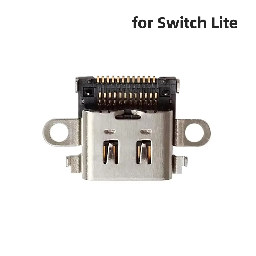2/5/10pcs Charging Socket Port Type-C Power Connector USB Charging Port Dock for Nintendo Switch NS Lite NS OLED Game Consoles view 3