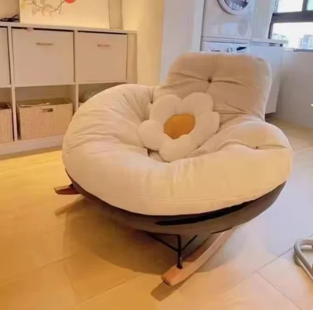 Multifunctional Lazy Sofa Rocking Chair Living Room Bedroom Balcony Family Leisure Single Chair