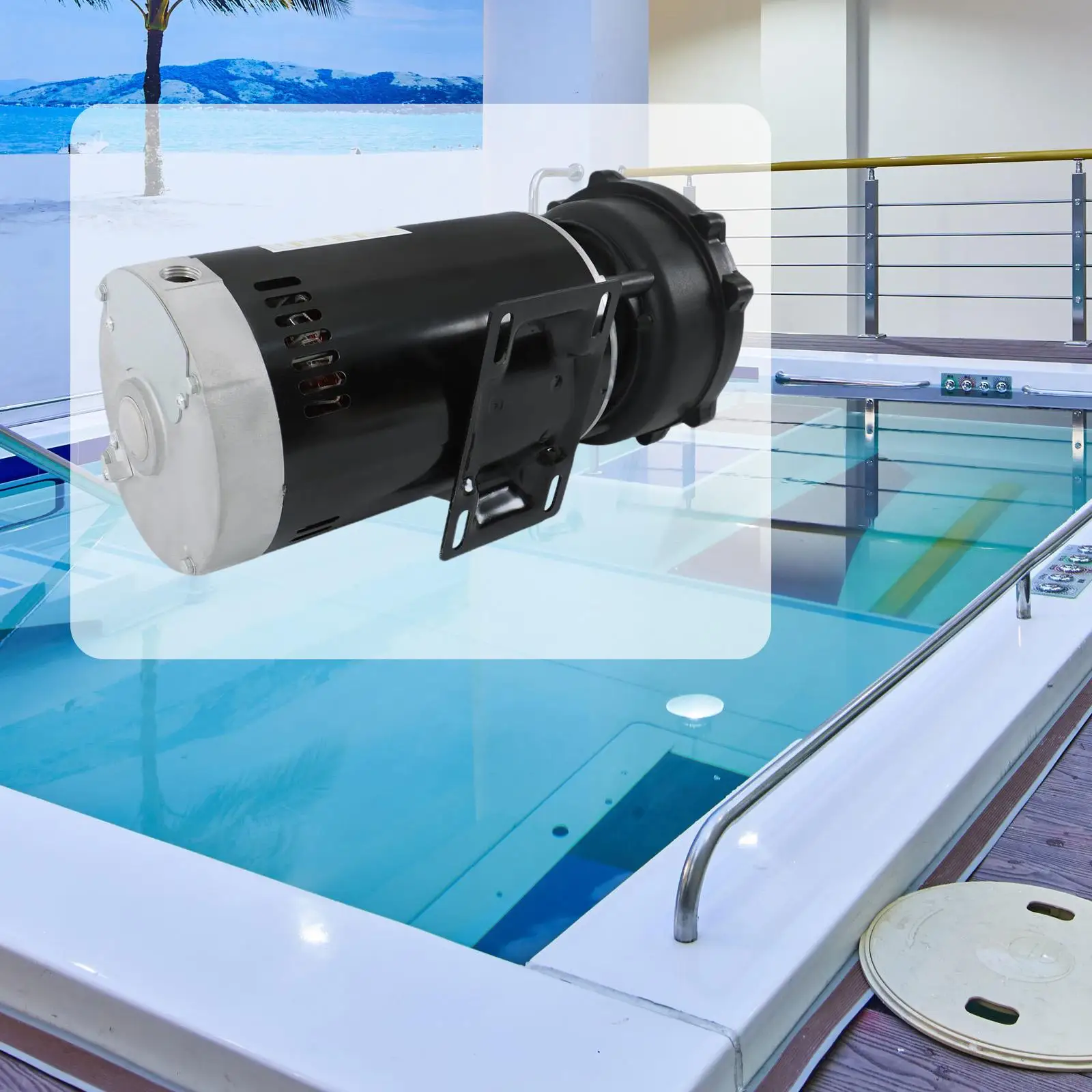 مضخة سبا بإطار 4HP 56 3721621-13 بديلة عالية الأداء عملية 230 فولت