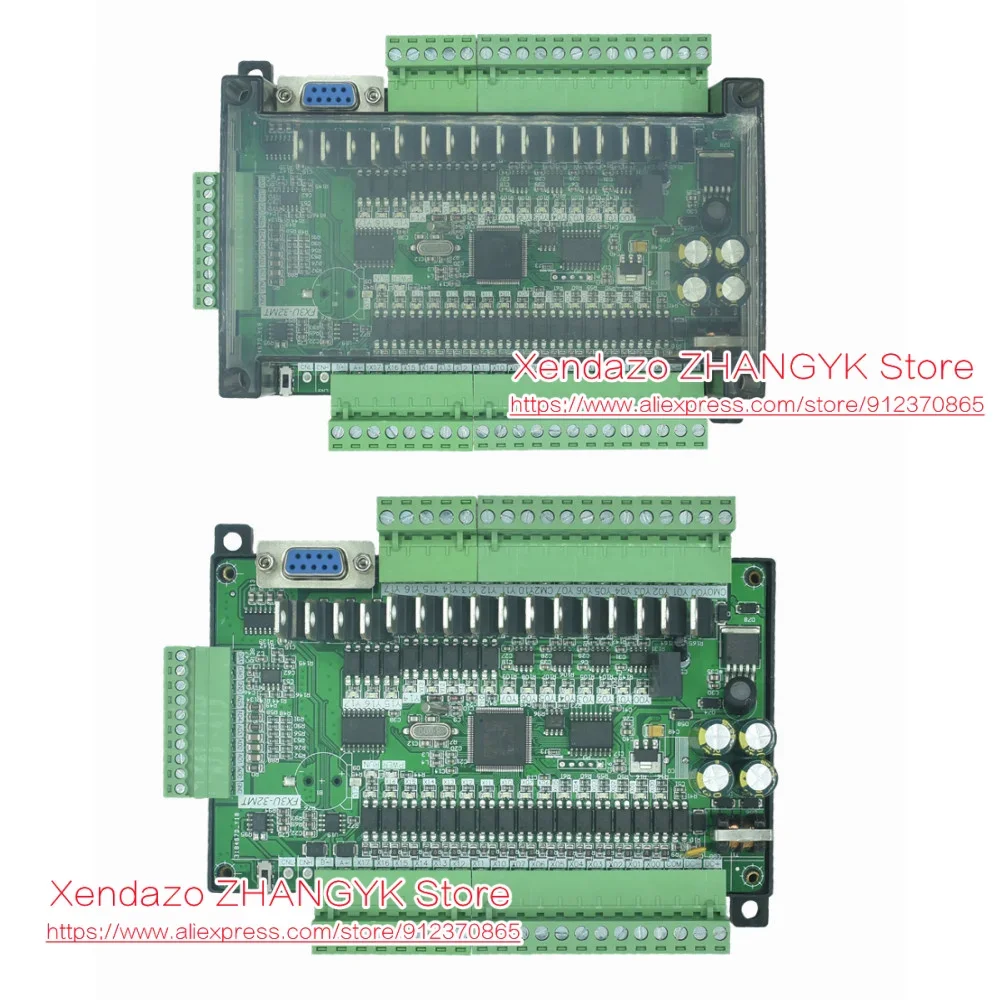 

PLC FX3U-32MT Industrial control board Programmable Logic Controller High 16 Input 16 Output Controller RS232/RS485