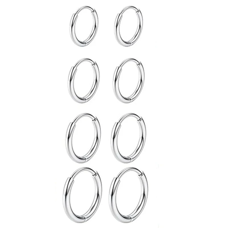 4Pairs Huggies Hoop… - image