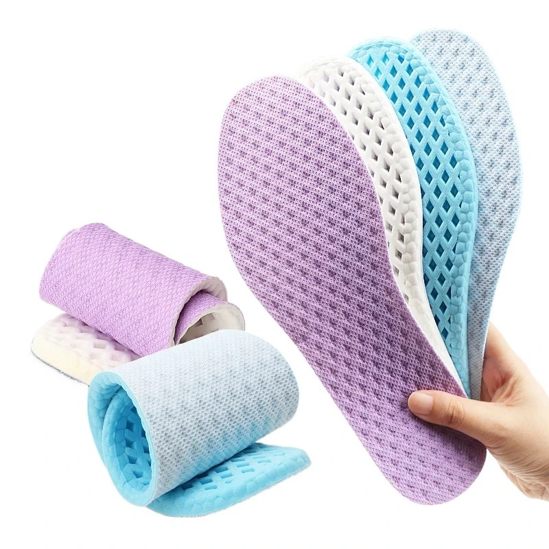 Atmungsaktive Memory-Schaum-Einlegesohlen für Füße, Laufen, Sport, Stoßdämpfung, Schuhsohle, Memory-Schaum-Schuhpolster, Einlegesohlen für Herren und Damen