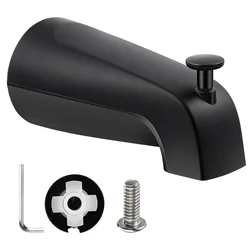 Multi-functional Pull Type Bathtub Faucet Zinc Alloy Durable Bathroom Tub Spout Inside Thread Bathtub Faucet Spout