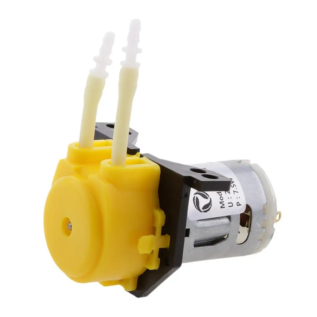 Dosing Pump Compact Peristaltic Type Mini Water Pump for Aquarium Liquid Additives Precise Flow