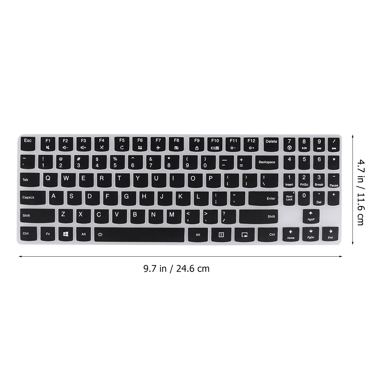 

3Pcs Laptop Keyboard Cover Silicone Protective Film 15.6 Inches Thin Breathable Dustproof Keyboard Protector for R720 Spill