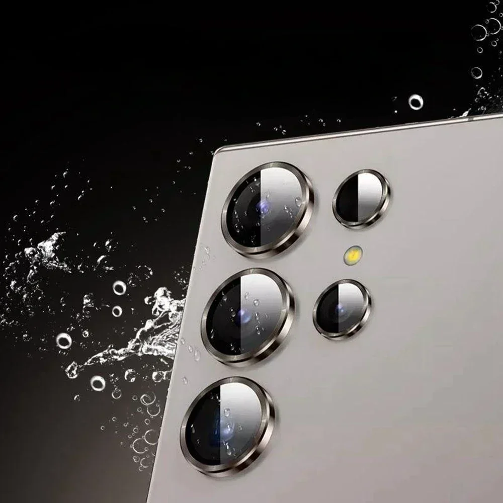For Samsung S24 Ultra Metal Camera Protector Case Tempered Glass Lens Ring For Samsung Galaxy S24 Plus Ultra S24Ultra Lens Film