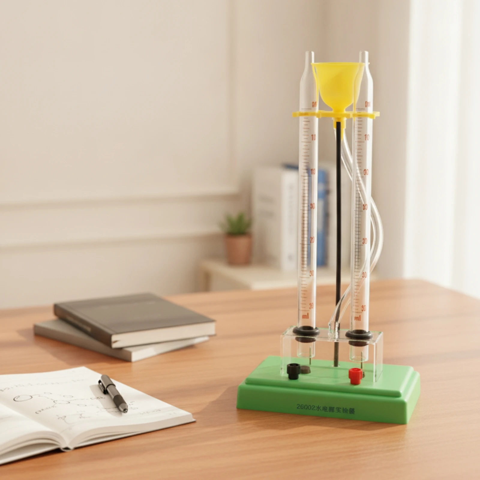 Water Electrolysis Apparatus with Graduated Tubes Transparent Water Electrolysis Apparatus Accurate Hands-On
