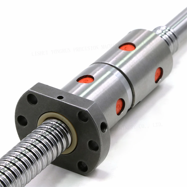 High Precision  2005 Double Nut Ball Screw with Nut for Linear Actuator