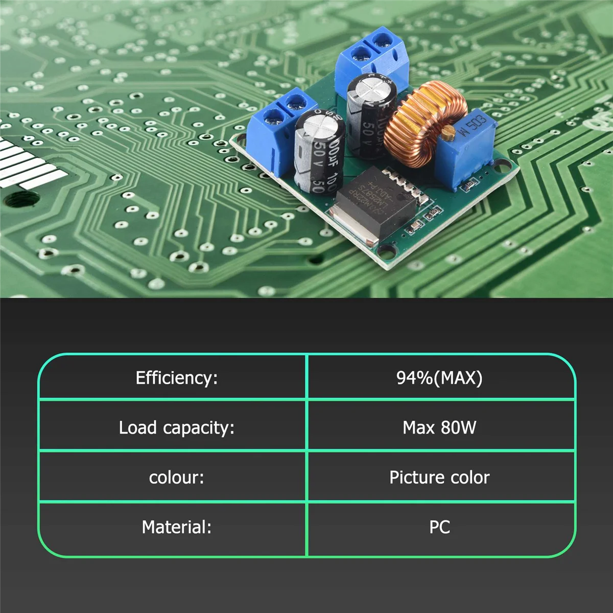 DC-DC adjustment voltage voltage voltage voltage power module board 3V5V12V to 19V24V30V36V