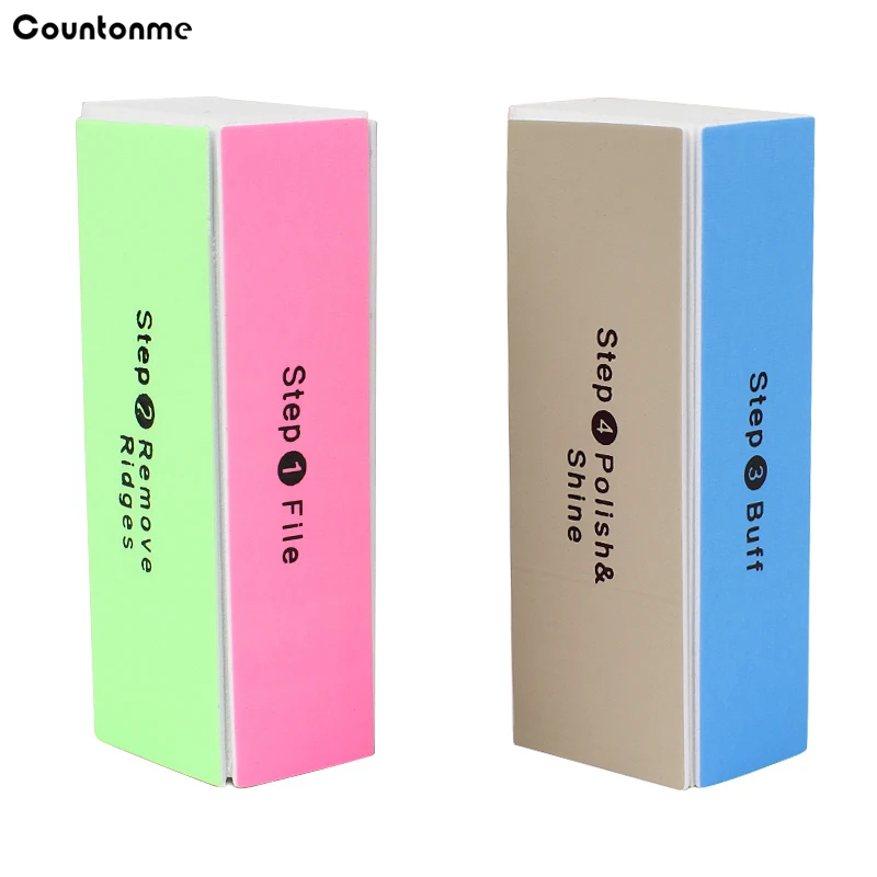 

2 шт./лот Шлифовальная Пилка Для дизайна ногтей, губчатый блок, 4-сторонняя Шлифовальная Пилка, полировщик, пилка для маникюра и педикюра, инструменты для дизайна ногтей