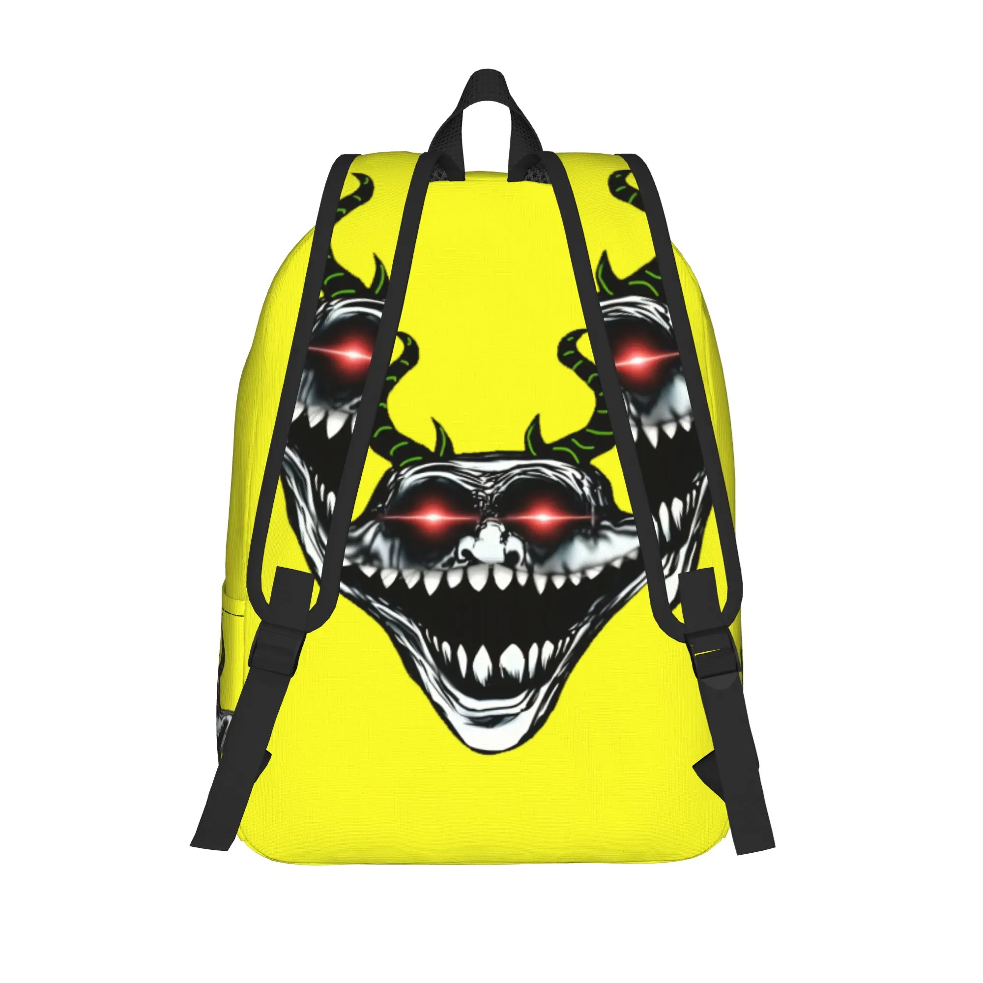 Evil Troll Face Meme Funny Teenage Backpack Sports Student Work Horror Humor Daypack for Men Women Laptop Computer Canvas Bags