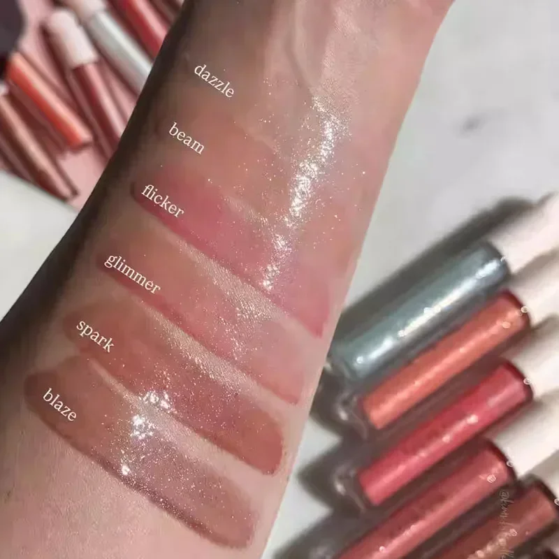 2025 Luxury Fine Shimmer Mirror Lip Gloss Moisturizing Long Lasting Non-stick Cup Waterproof Natural Nourishing Lipstick Makeup