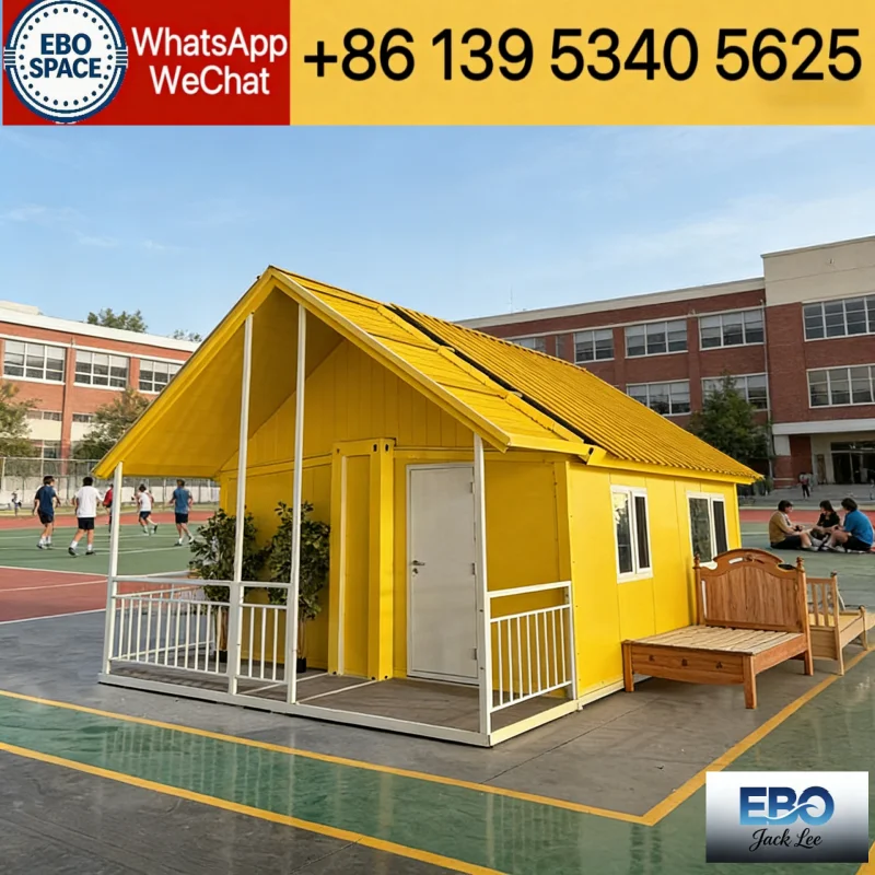 Labor Saving Expandable Container House Quick Installation for Emergency Housing Use