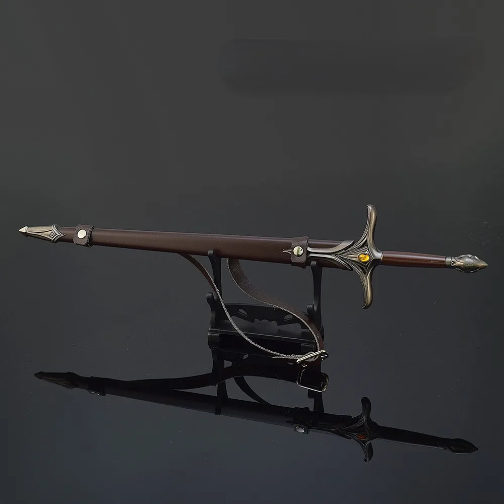 30 センチメートルエルフ女王中世騎士武器映画テレビ周辺金属サムライソード装飾コレクション工芸品ギフトおもちゃ男の子のため