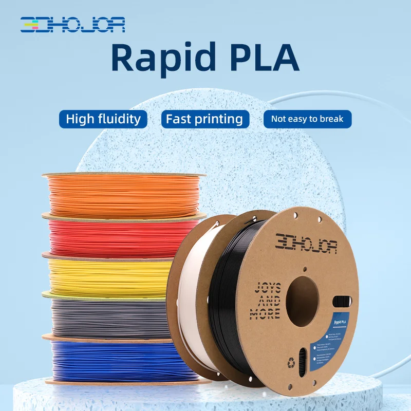 3DHOJOR PLA Filament d'imprimante 3D 1.75MM 1KG matériau d'impression rapide PLA 3D impression rapide Filament PLA 3D pour laboratoire Bambu