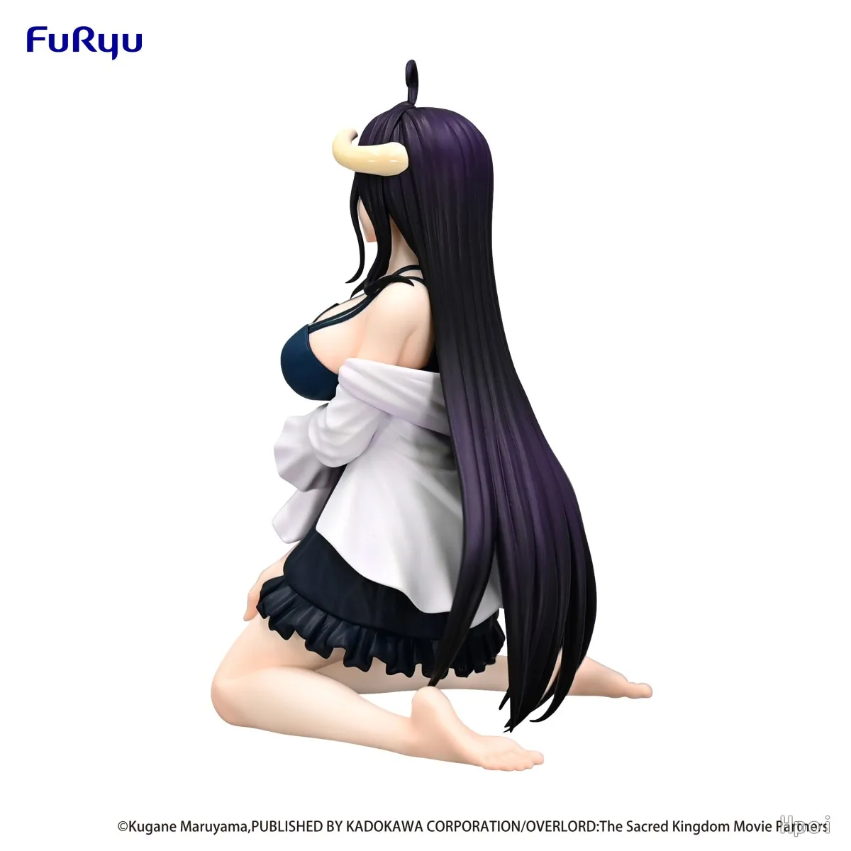 Anime 12cm Overlord Albedo Loungewear figurine bouchon de nouilles Figure nouveau pyjama tenue PVC Collection modèle poupée jouets