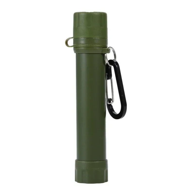 2024 New Outdoor  Emergency Survival Equipment Field Portable Life Straight Drinking Straw Filter Outdoor Water Purifier