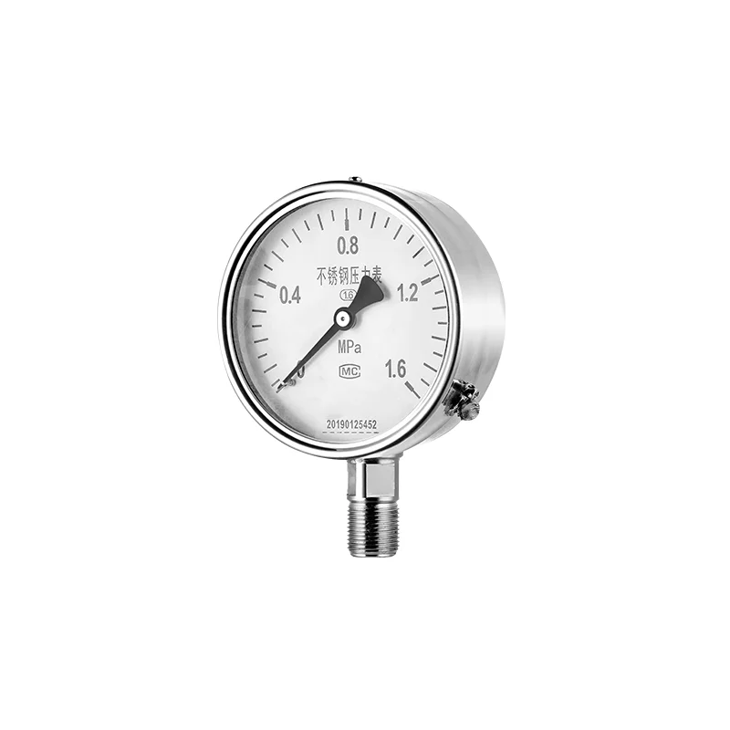 Stainless Steel Pressure Gauge 0-30Mpa M14*1.5 Thread Connector Dial Hydraulic Pressure Gauge