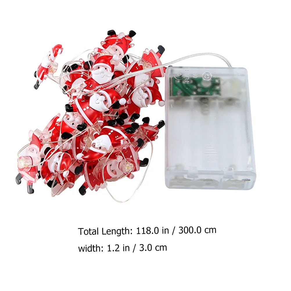 

1pc Christmas Led String Lights Hanging Decorations For Party Indoor Outdoor Warm Festival Atmosphere Xmas Hanging Elements